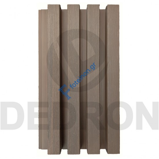 WPC Επένδυση Τοίχου 26x170x2900 χρώμα Καφέ Σκούρο (Ν008) τιμή βέργας 2.90m