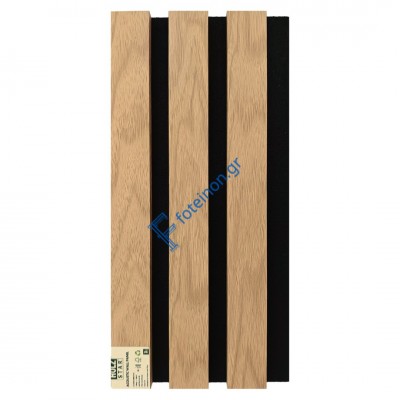 Σανίδα ηχομονωτική (Acoustic wall panel) 20x600x2800 χρώμα Δρυς κωδ. X1 τιμή φύλλου 1,68m2