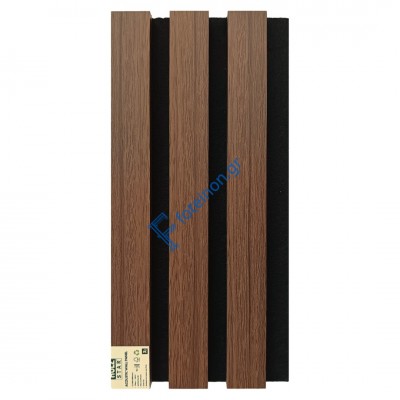 Σανίδα ηχομονωτική (Acoustic wall panel) 20x600x2800 χρώμα καφέ κωδ. X2 τιμή φύλλου 1,68m2