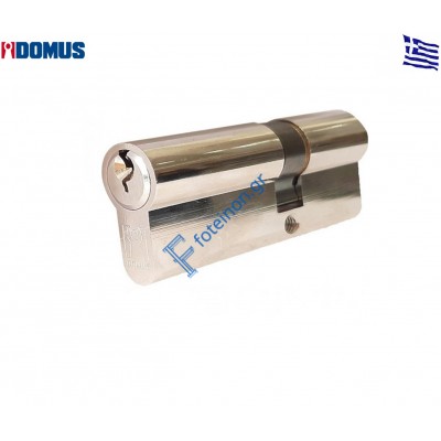 Κύλινδρος (αφαλός) απλός 80άρης (40-40) nickel Domus (16180K)