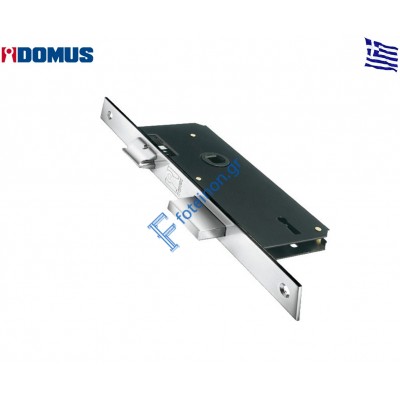 Κλειδαριά μεσόπορτας χρωμίου με κέντρα 40-75 (80540 ) Domus