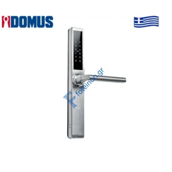Ηλεκτρονική Κλειδαριά με πληκτρολόγιο, σώμα 45mm, οβάλ πρόσωπο και αντίκρισμα, 092145X Domus
