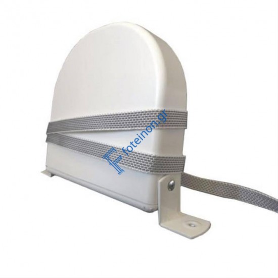 Ταμπακιέρα μηχανισμός ιμάντα 9m για ρολά με μειωτήρα (λευκή)