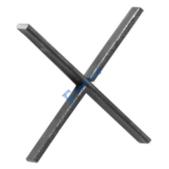 Χιαστί λάμας 14*5 απλό (Ζεύγος)