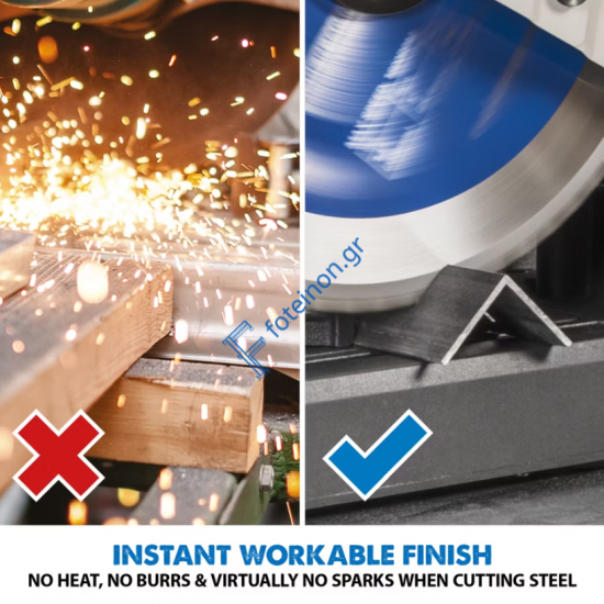 Φαλτσοκόφτης ξηράς κοπής (πριόνι)  Evo S355 CPS για ξύλο,σίδερο,αλουμίνιο,ανοξείδωτο 2200W(διατίθεται με επανατροχιζόμενο δίσκο κοπής σιδήρου 355mm) Evolution 