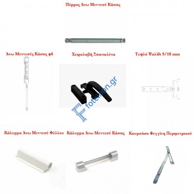 Σετ εξαρτημάτων περιμετρικού για φεγγίτη GU