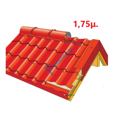 Πάνελ Κεραμίδι με πλανισμένο ξύλο 1,75μ. LEB