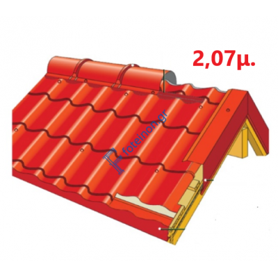Πάνελ Κεραμίδι με πλανισμένο ξύλο 2,07μ. LEB