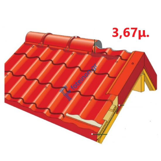 Πάνελ Κεραμίδι με πλανισμένο ξύλο 3,67μ. LEB
