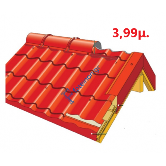 Πάνελ Κεραμίδι με πλανισμένο ξύλο 3,99μ. LEB