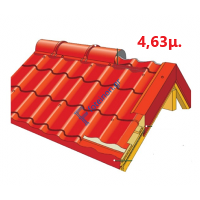 Πάνελ Κεραμίδι με πλανισμένο ξύλο 4,63μ. LEB