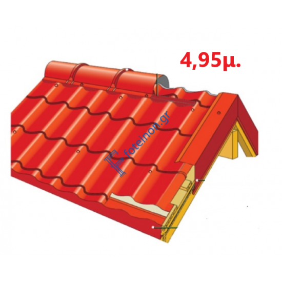 Πάνελ Κεραμίδι με πλανισμένο ξύλο 4,95μ. LEB