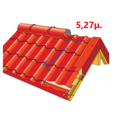 Πάνελ Κεραμίδι με πλανισμένο ξύλο 5,27μ. LEB