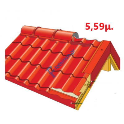 Πάνελ Κεραμίδι με πλανισμένο ξύλο 5,59μ. LEB