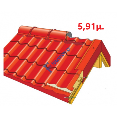 Πάνελ Κεραμίδι με πλανισμένο ξύλο 5,91μ. LEB