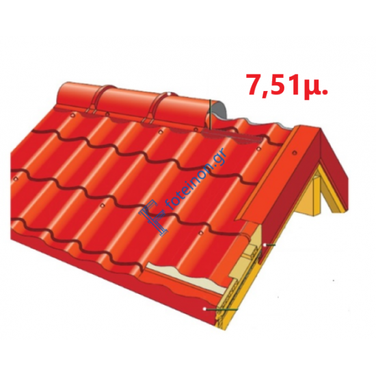 Πάνελ Κεραμίδι με πλανισμένο ξύλο 7,51μ. LEB