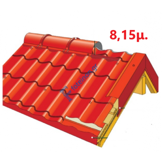 Πάνελ Κεραμίδι με πλανισμένο ξύλο 8,15μ. LEB