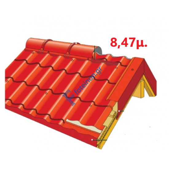 Πάνελ Κεραμίδι με πλανισμένο ξύλο 8,47μ. LEB