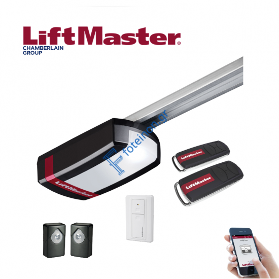 LiftMaster LM 130 ΚΙΤ Σετ Μοτέρ για Γκαραζόπορτα Οροφής έως 21m²