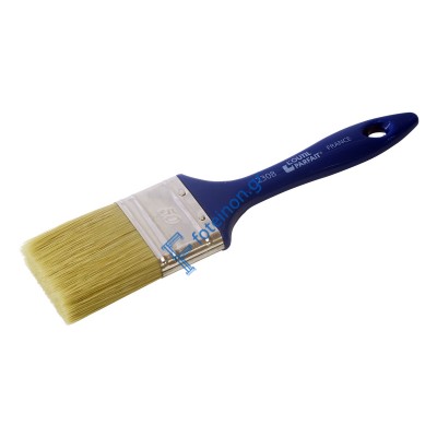 Πινέλο διπλό με πλαστική λαβή και άσπρη τρίχα 60mm Loutil Parfait 2308