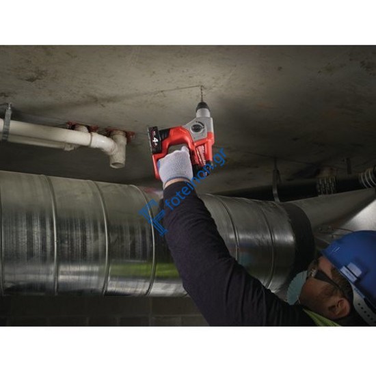 Περιστροφικό κρουστικό πιστολέτο Milwaukee M12 CH-402C 12V 2x4Ah(4933441475)
