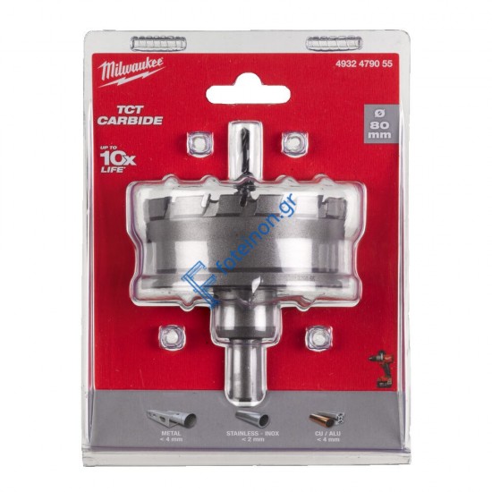 T.C.T ΠΟΤΗΡΟΤΡΥΠΑΝΟ ΚΑΡΒΙΔΙΟΥ Ø 80mm 4932479055