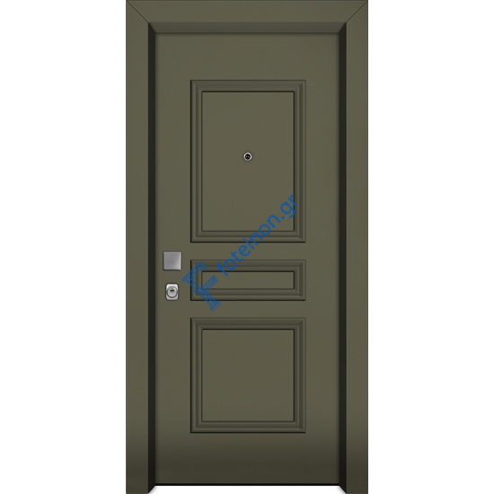 Πόρτα ασφαλείας αλουμινίου πρεσσαριστή Nexus A107