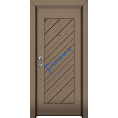 Πόρτα ασφαλείας αλουμινίου πρεσσαριστή Nexus A122