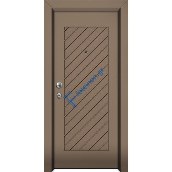 Πόρτα ασφαλείας αλουμινίου πρεσσαριστή Nexus A122