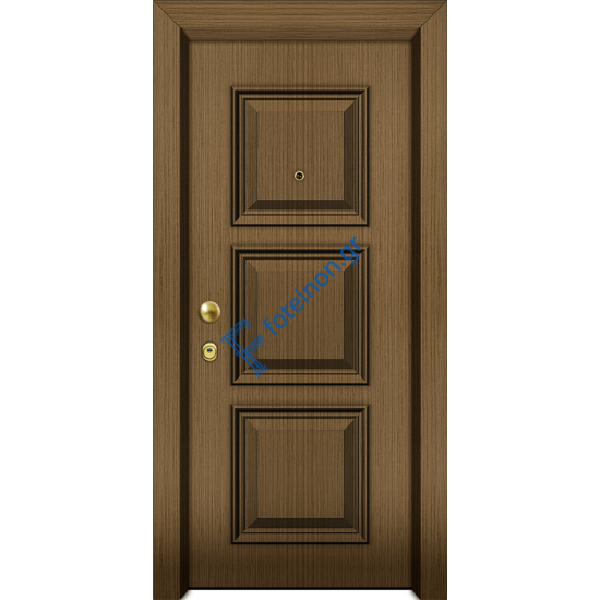 Πόρτα ασφαλείας αλουμινίου παραδοσιακή Nexus A401 (2)