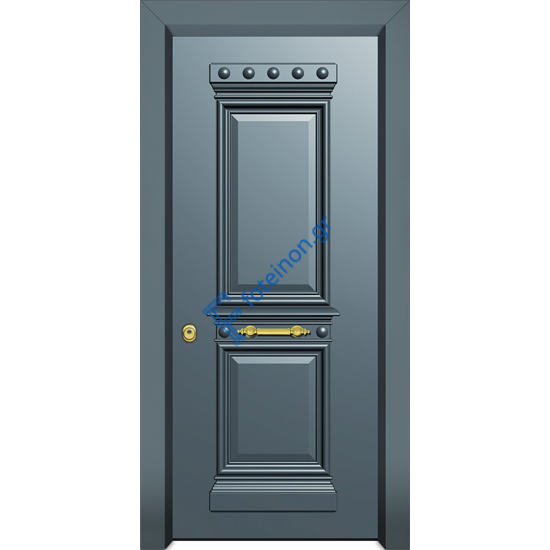 Πόρτα ασφαλείας αλουμινίου παραδοσιακή Nexus A404 Laminate