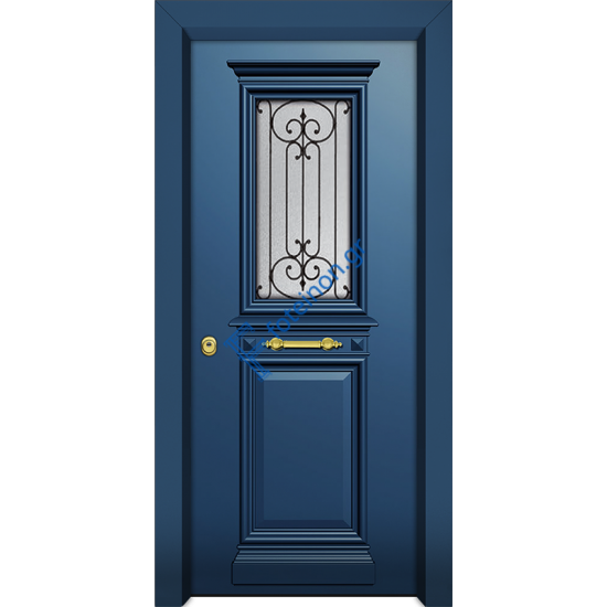 Πόρτα ασφαλείας αλουμινίου παραδοσιακή Nexus A453R1 (2)