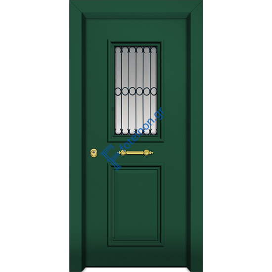 Πόρτα ασφαλείας αλουμινίου παραδοσιακή Nexus A456