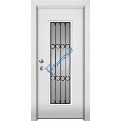 Πόρτα ασφαλείας Laminate(έξω-έσω) Nexus S601 R2 (λαμπάς έως 24cm)