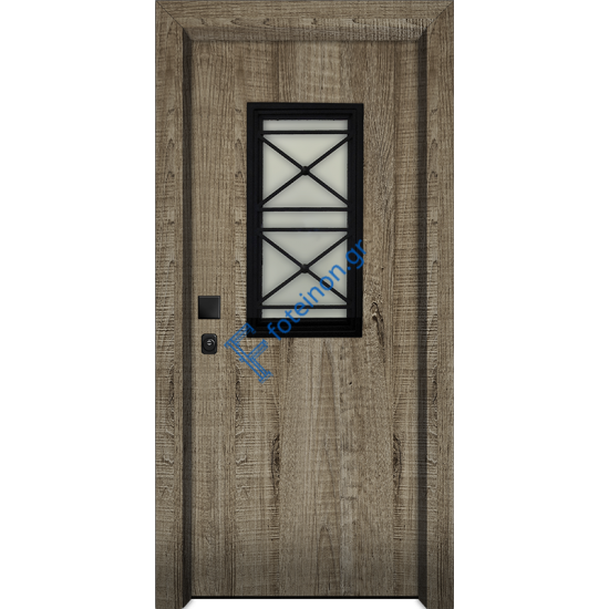 Πόρτα ασφαλείας Laminate(έξω-έσω) Nexus S602 (λαμπάς έως 24cm)