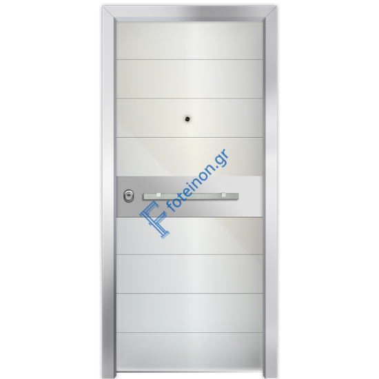 Πόρτα ασφαλείας γυάλινη Nexus S610 White