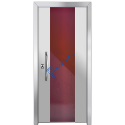 Πόρτα ασφαλείας γυάλινη Nexus S614 Red