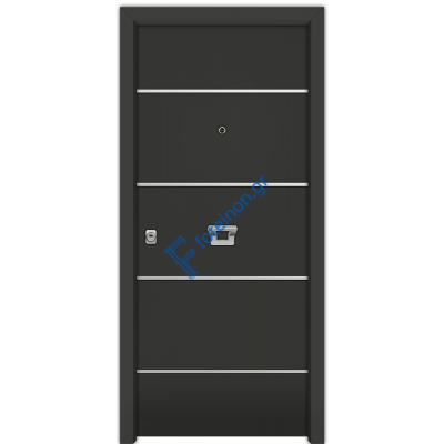 Πόρτα ασφαλείας αλουμινίου Bond Nexus S631 Dark grey