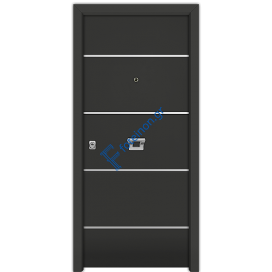 Πόρτα ασφαλείας αλουμινίου Bond Nexus S631 Dark grey