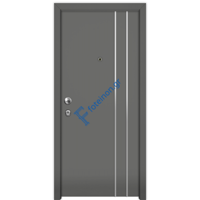 Πόρτα ασφαλείας αλουμινίου Bond Nexus S632 grey