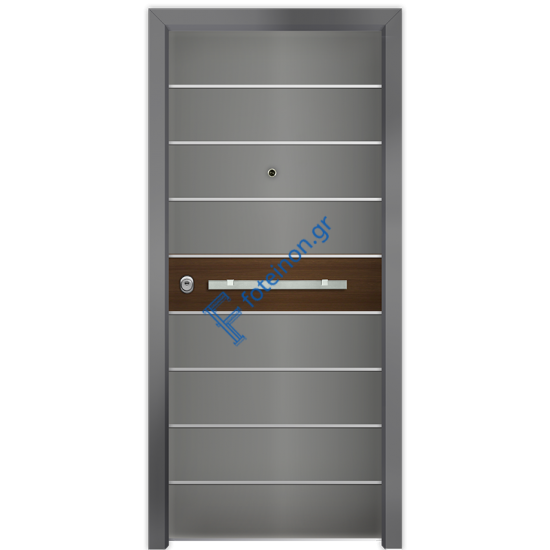 Πόρτα ασφαλείας αλουμινίου ραμποτέ Nexus S651 Wood