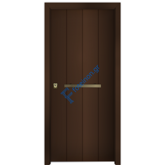 Πόρτα ασφαλείας αλουμινίου ραμποτέ Nexus S655 Brown