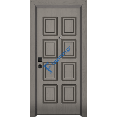 Πόρτα ασφαλείας ξύλινη καπλαμά Nexus W803