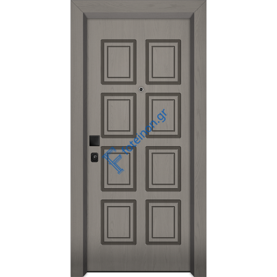 Πόρτα ασφαλείας ξύλινη καπλαμά Nexus W803