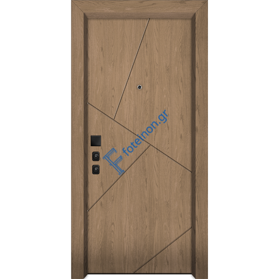 Πόρτα ασφαλείας ξύλινη καπλαμά Nexus W807