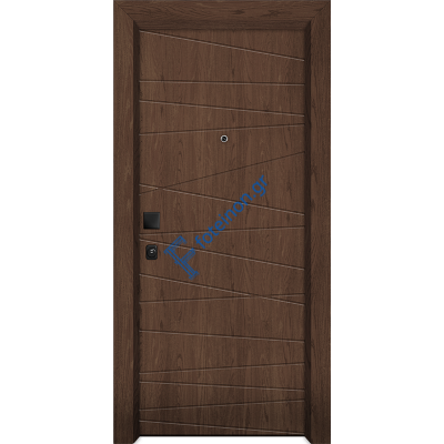 Πόρτα ασφαλείας ξύλινη καπλαμά Nexus W808