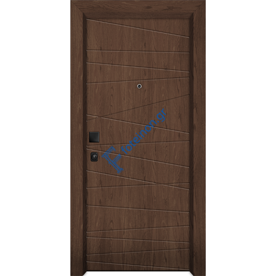 Πόρτα ασφαλείας ξύλινη καπλαμά Nexus W808