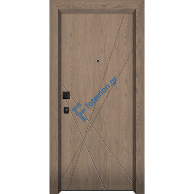 Πόρτα ασφαλείας ξύλινη καπλαμά Nexus W809