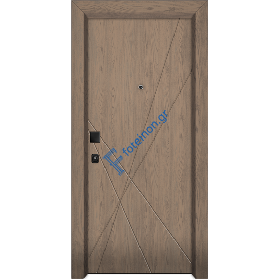 Πόρτα ασφαλείας ξύλινη καπλαμά Nexus W809