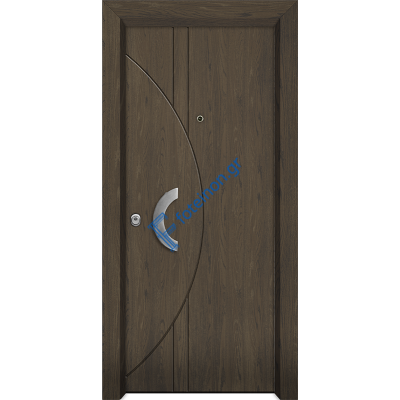 Πόρτα ασφαλείας ξύλινη καπλαμά Nexus W814